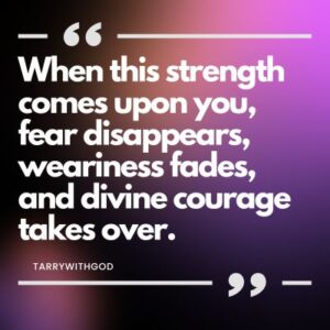 prayers for supernatural strength 1